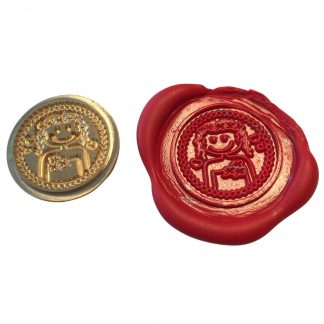 Single Wax sealing coin design 027 Wedding Bride / Bridesmaid image