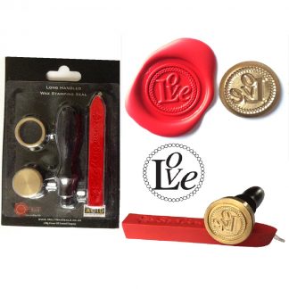Wax Sealing Starter Kit  LOVE text Weddings Valentines