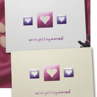 Pack of 25 We're Getting Married! Wedding Invitations