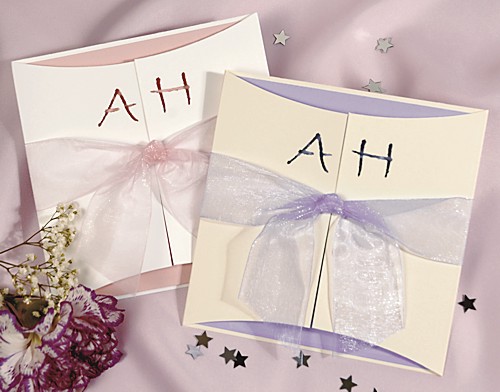 Pack of 25 Tying The Knot Wedding Invitations