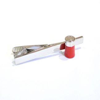 Red Shotgun Cartridge Tie Clip