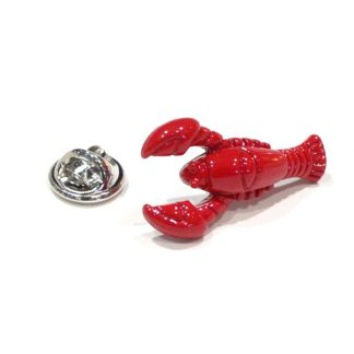Red Lobster Lapel Pin Badge