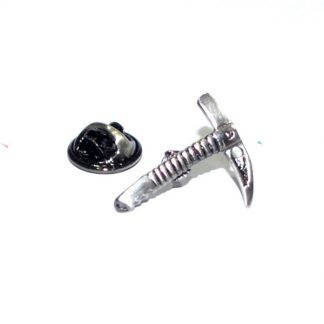 Ice Axe Climbers Lapel Pin Badge (pointing right)
