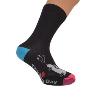 The Big Day Wedding Car Design Mens / Kids Sock Design