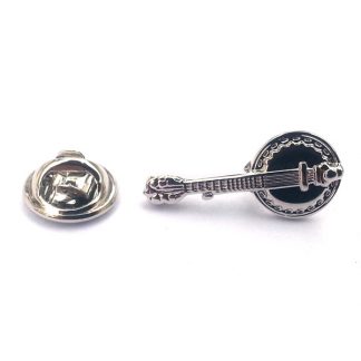 Banjo, music instrument, Lapel Pin Badge