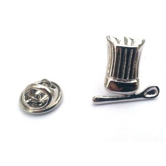 Metal, Chefs Hat Lapel Pin Badge