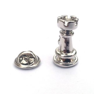 CHESS, Castle Rook Lapel Pin Badge