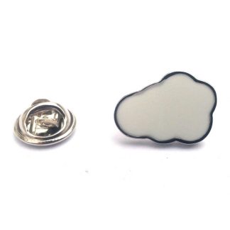 Cloud Lapel Pin Badge