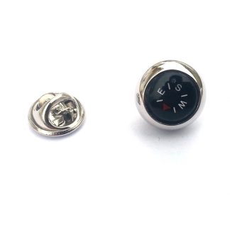 Compass Lapel Pin Badge