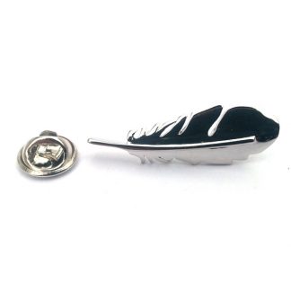 Birds Feather Lapel Pin Badge