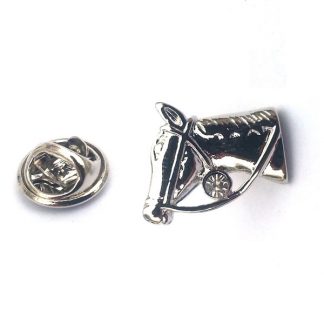 Horse Head, Equestrian Lapel Pin Badge