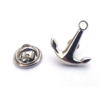 Plain Sailors Ship Anchor Lapel Pin Badge