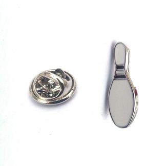 Bowling Pin Lapel Pin Badge