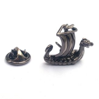 Viking Longship Lapel Pin Badge
