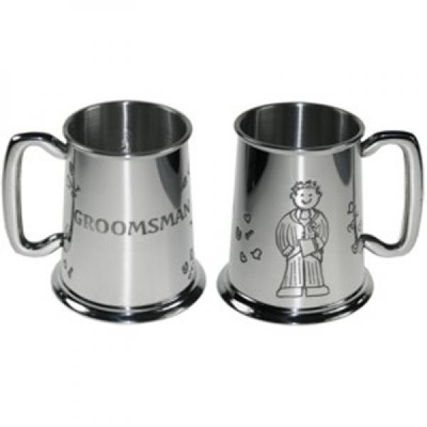 Groomsman Pewter Tankard