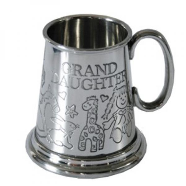 Grand Daughter Pewter Tankard Mug