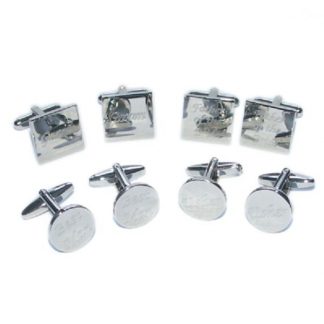 Engraved Wedding Cufflinks