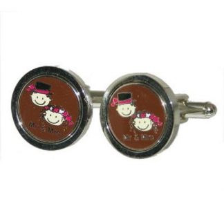 Mr & Mrs Wedding Cufflinks