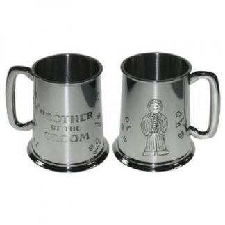 Brother of the Groom Pewter Tankard 1 Pint