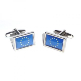 European Union Flag Bordered Cufflinks