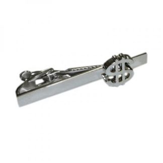 Dollar $ Sign Money Tie Clip