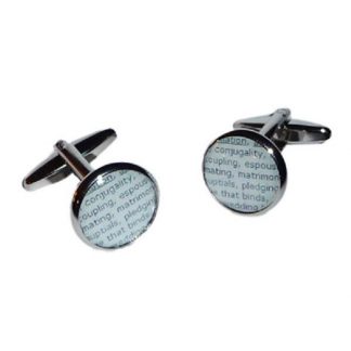 Wedding Dictionary Words Cufflinks