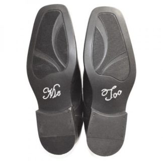 Me Too Clear Crystal Wedding Shoe Sticker
