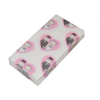 Tears of Joy Wedding Design Tissue pack, 1 pack of 10 Tissues