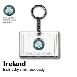 Irish Shamrock Keyring