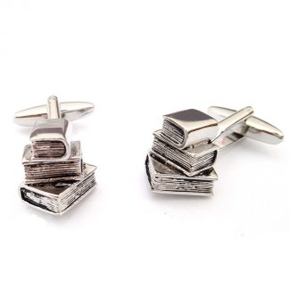 Pile of Books Library Cufflinks