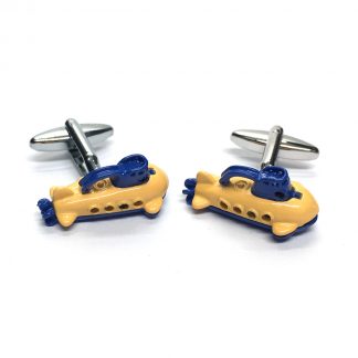 Yellow & Blue Submarine Cufflinks
