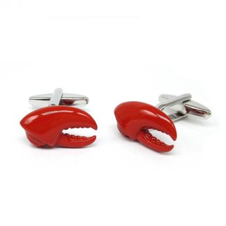Red Lobster crabs Claw Cufflinks