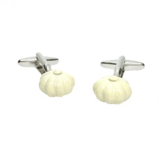 Detailed Garlic Clove Cufflinks