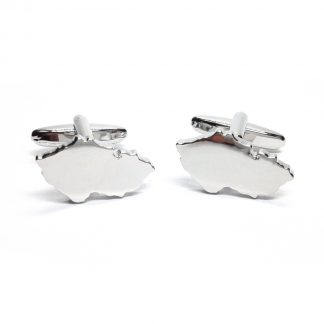 Czechia (Czech Republic) Outline Map Cufflinks