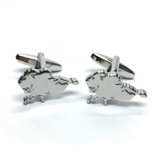 Singapore Outline Map Cufflinks