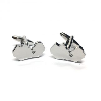 Zambia Outline Map Cufflinks