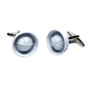 White Sailors Hat Cufflinks