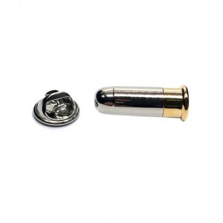 Two Tone Bullet Design Lapel Pin Badge (AJTP50)
