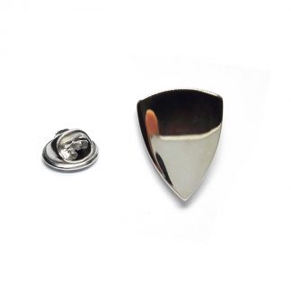 Plain Shield Shaped Lapel Pin Badge (AJTP099)