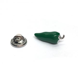 Green Chilli Pepper Lapel Pin Badge