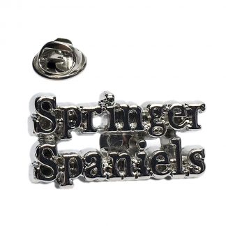 Dog Lover Springer Spaniels Lapel Pin Badge