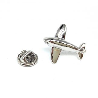 Modern Plane shaped Lapel Pin badge