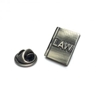 Law Book Lawyers Lapel Pin Badge