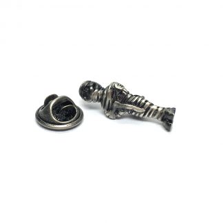 Metal Egyptian Mummy Lapel Pin Badge