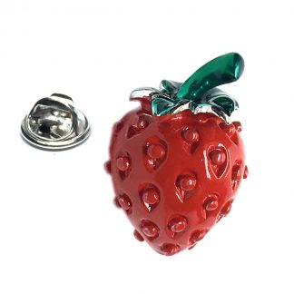 Strawberry Lapel Pin Badge