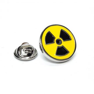 Toxic Radioactive Lapel Pin Badge