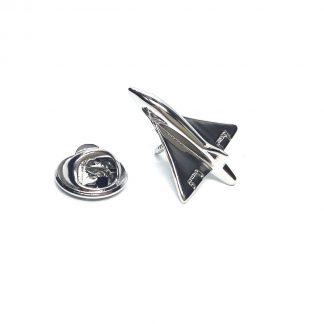 Modern Jet Plane Lapel Pin Badge