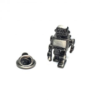 Antique Robot SciFi Lapel Pin Badge