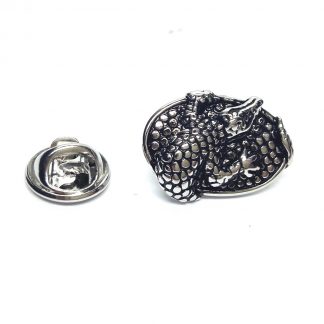 Crocodile Aligator Lapel Pin Badge