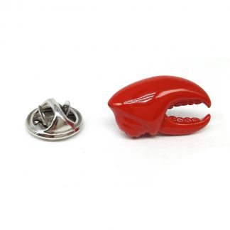 Red Lobster Claw Lapel Pin Badge